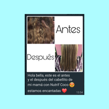 Cargar imagen en el visor de la galería, Nutrif Mascarilla Coco y Vitamina E 125ml