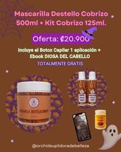 Cargar imagen en el visor de la galería, Mascarilla Destello Cobrizo de 500 ml