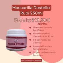 Cargar imagen en el visor de la galería, Mascarilla Destello Rubí 250 ml
