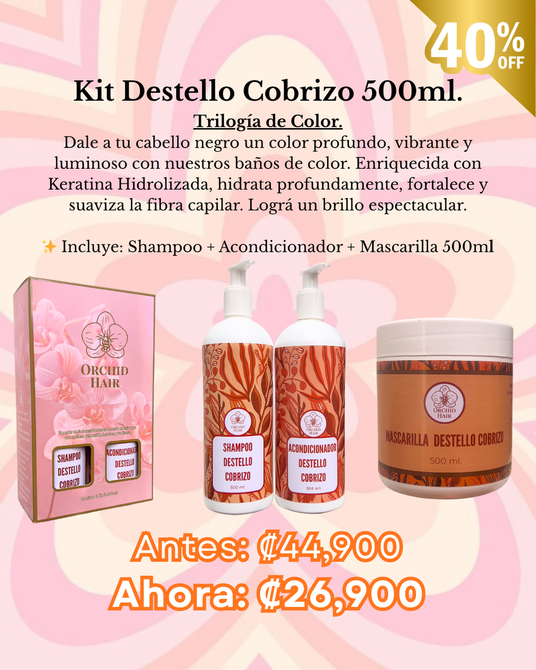 Glow Weekend Destello Cobrizo