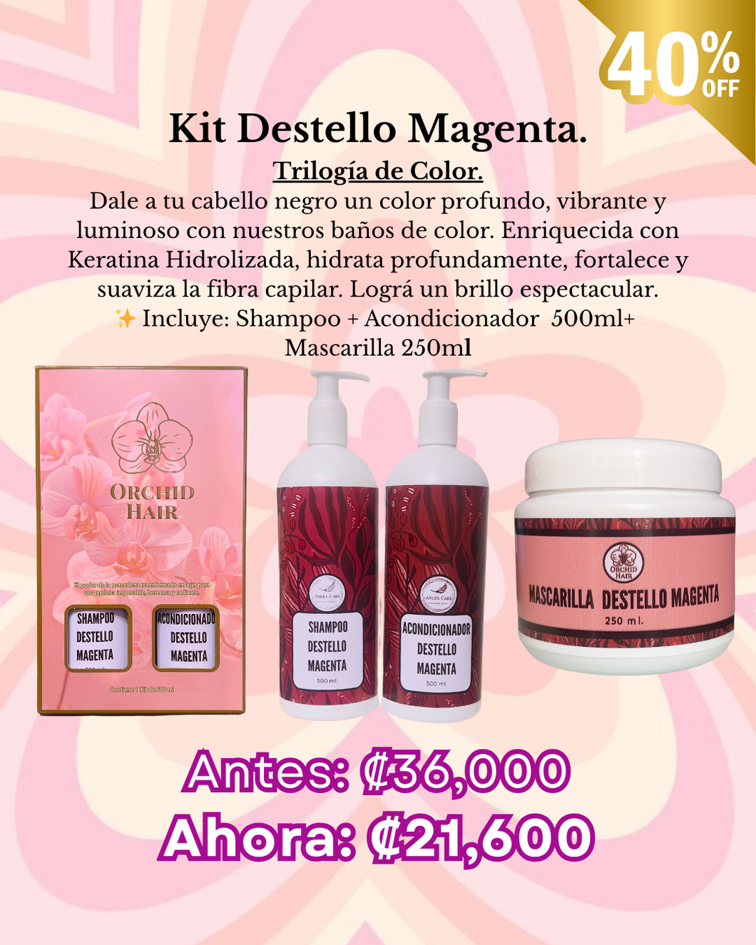 Glow Weekend Destello Magenta