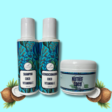 Cargar imagen en el visor de la galería, Kit Nutrif Coco y Vitamina E 125ml
