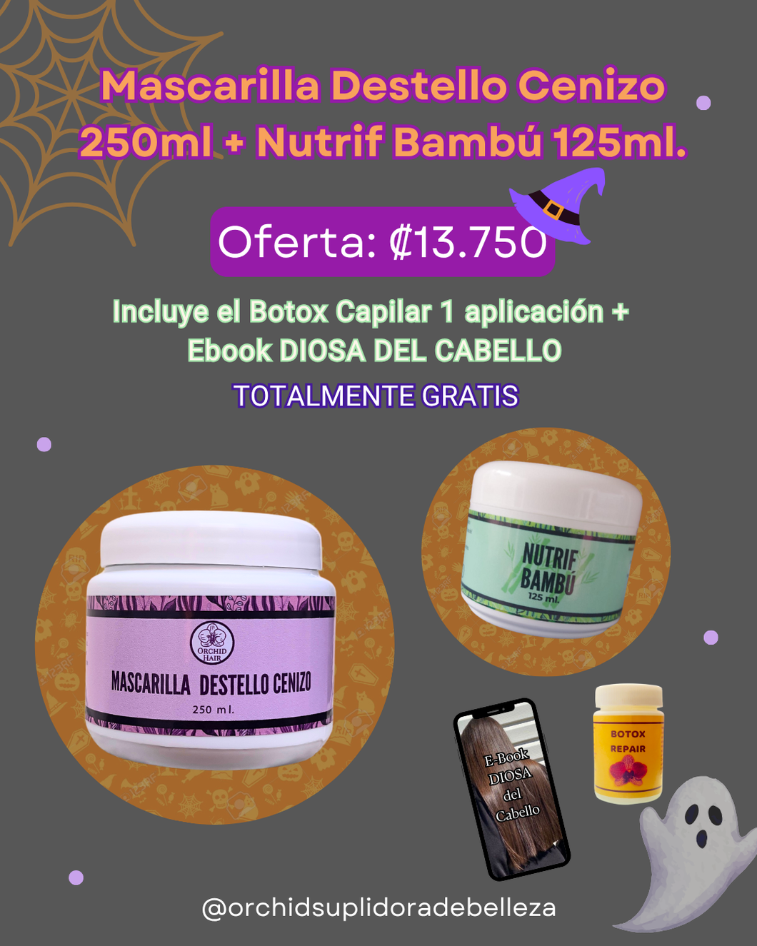 Mascarilla Destello Cenizo 250 ml