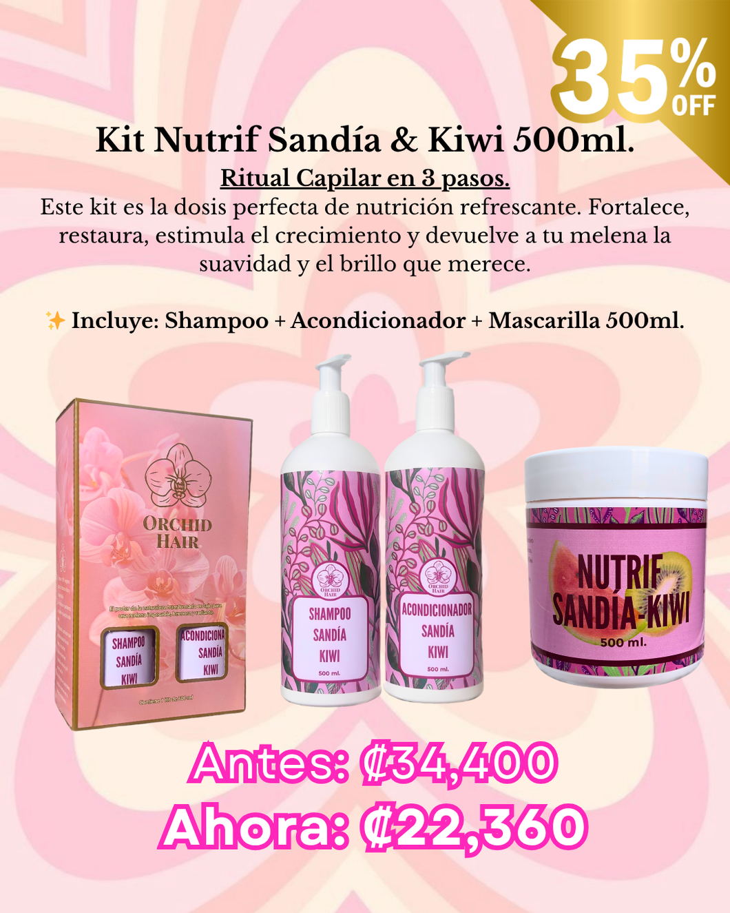 Glow weekend Kit Sandía Kiwi