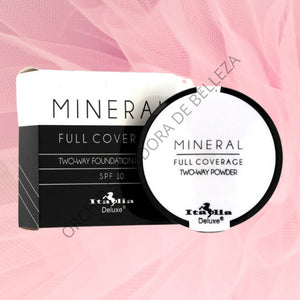 Mineral full coverage two way powder by Italia Deluxe.