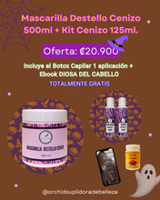 Cargar imagen en el visor de la galería, Mascarilla Destello Cenizo 500 ml.
