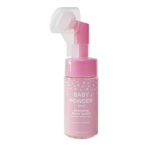 BABY POWDER Limpiador de espuma facial con cepillo masajeador 3.5oz