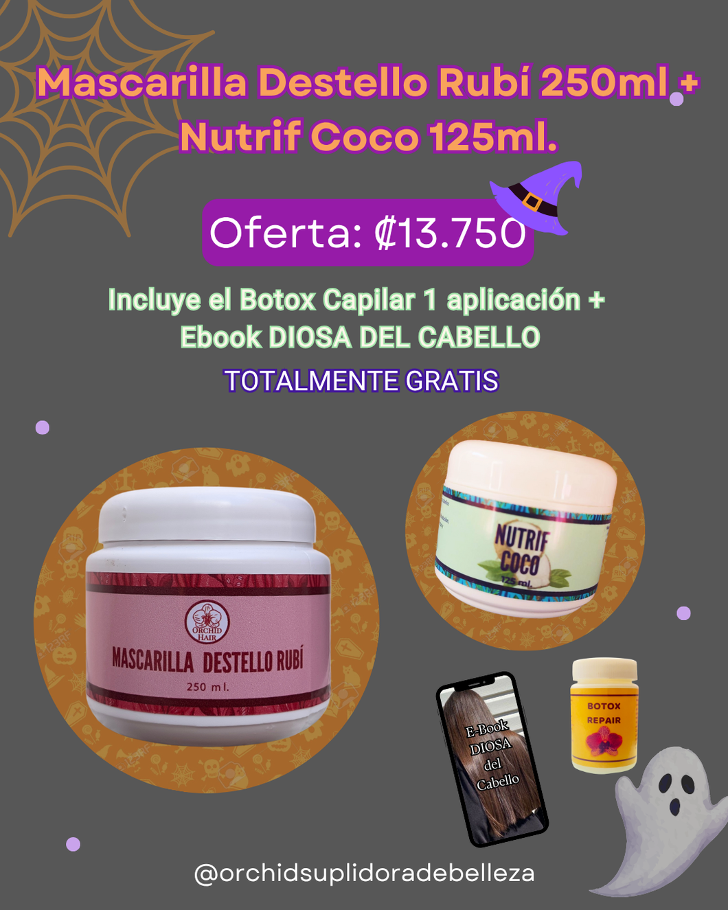 Mascarilla Destello Rubí 250 ml
