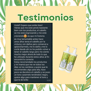 Shampoo Anti caída y Crecimiento Acelerado