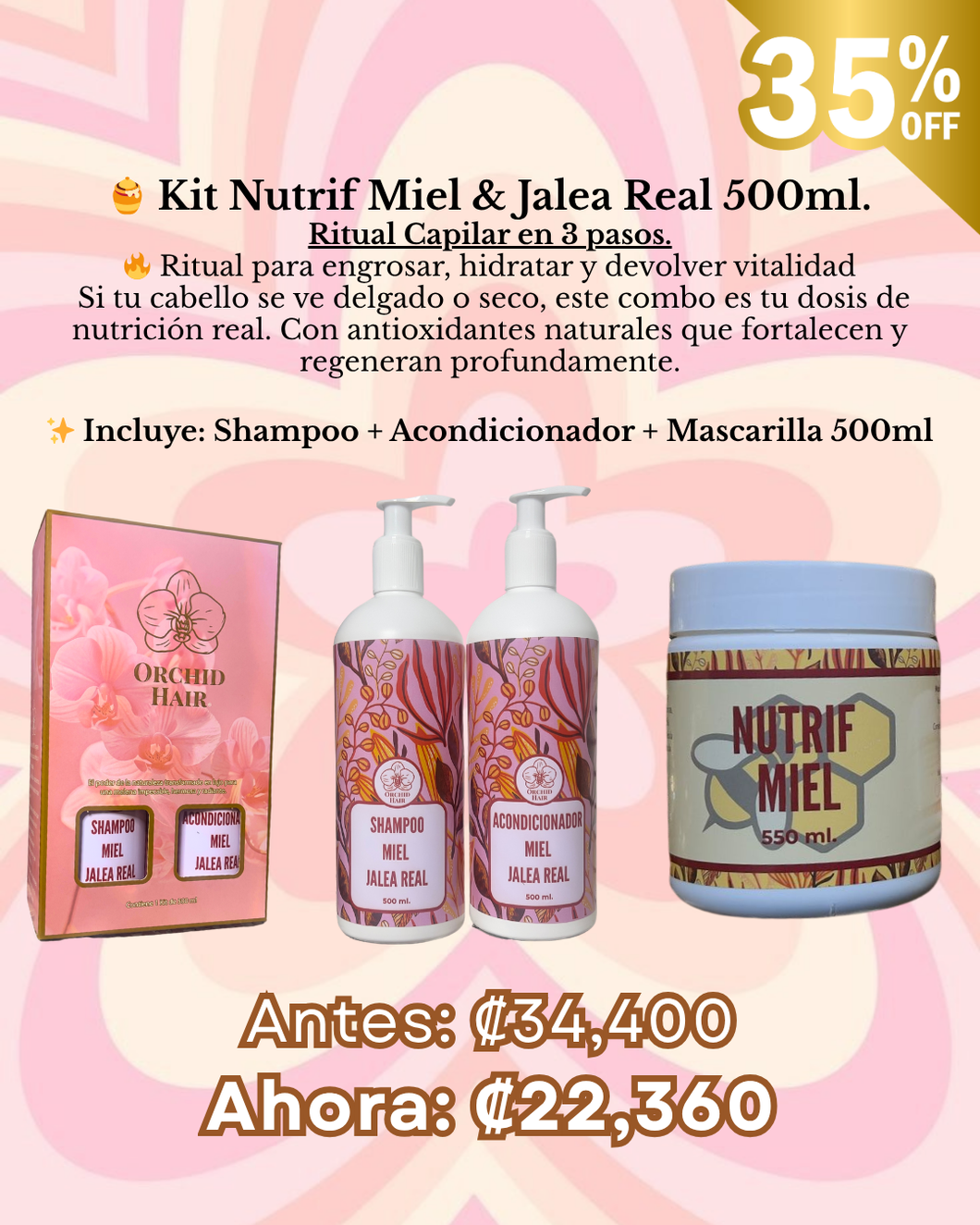 Glow weekend Kit Miel y Jalea Real