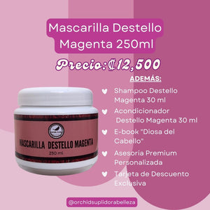 Mascarilla Destello Magenta 250 ml