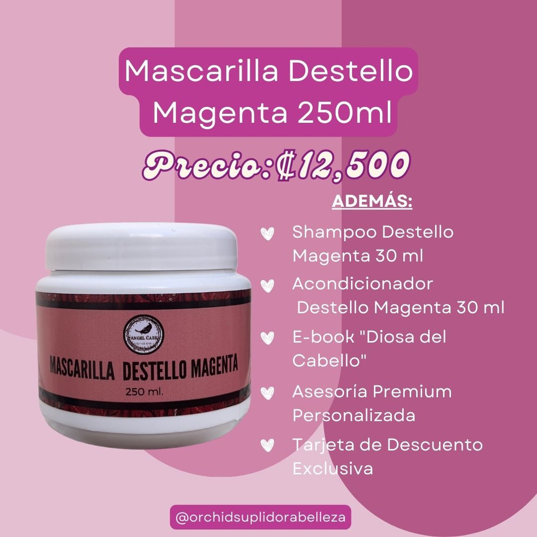 Mascarilla Destello Magenta 250 ml