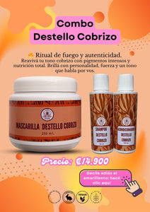 Mascarilla Destello Cobrizo 250 ml