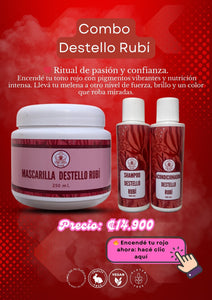 Mascarilla Destello Rubí 250 ml