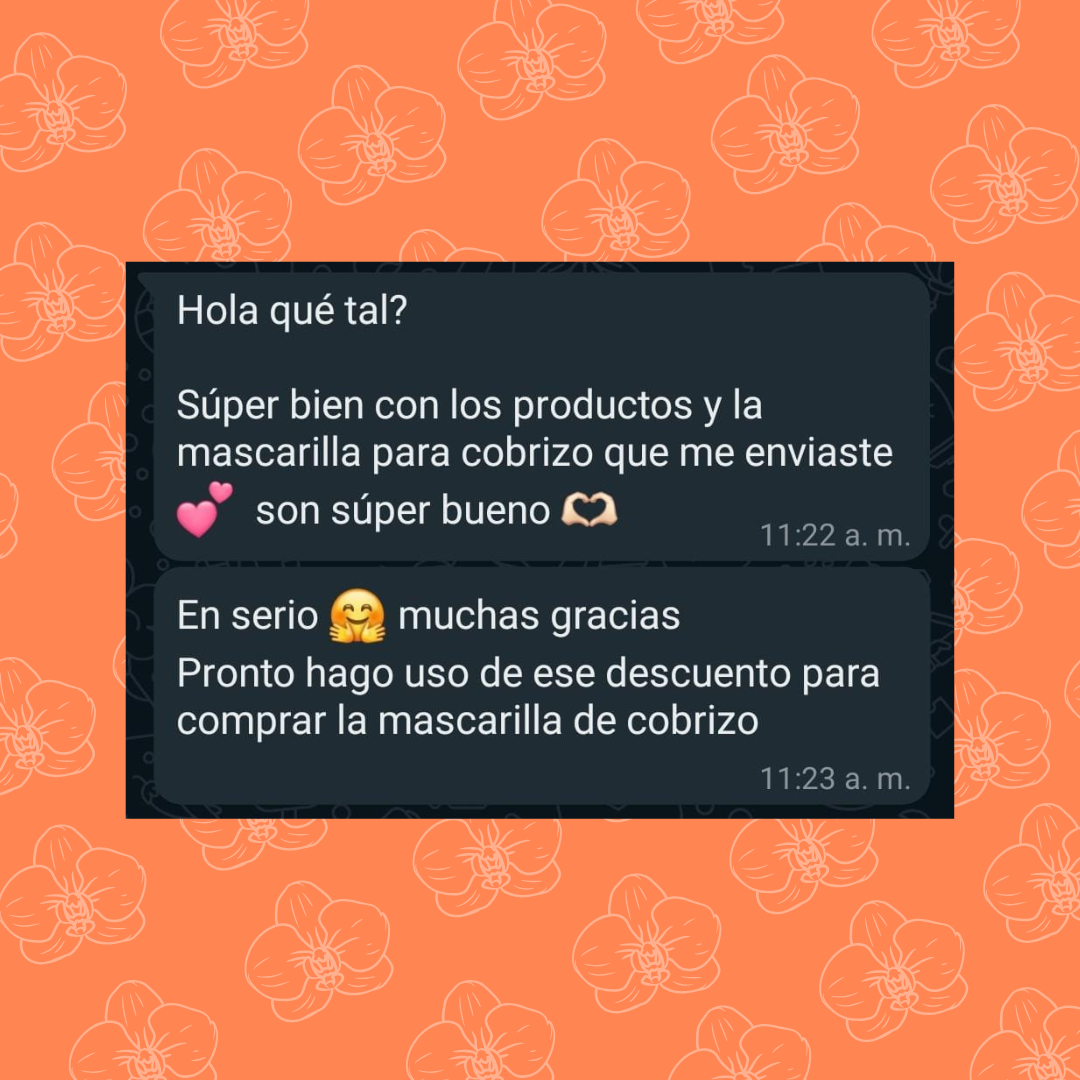 Mascarilla Destello Cobrizo 250 ml