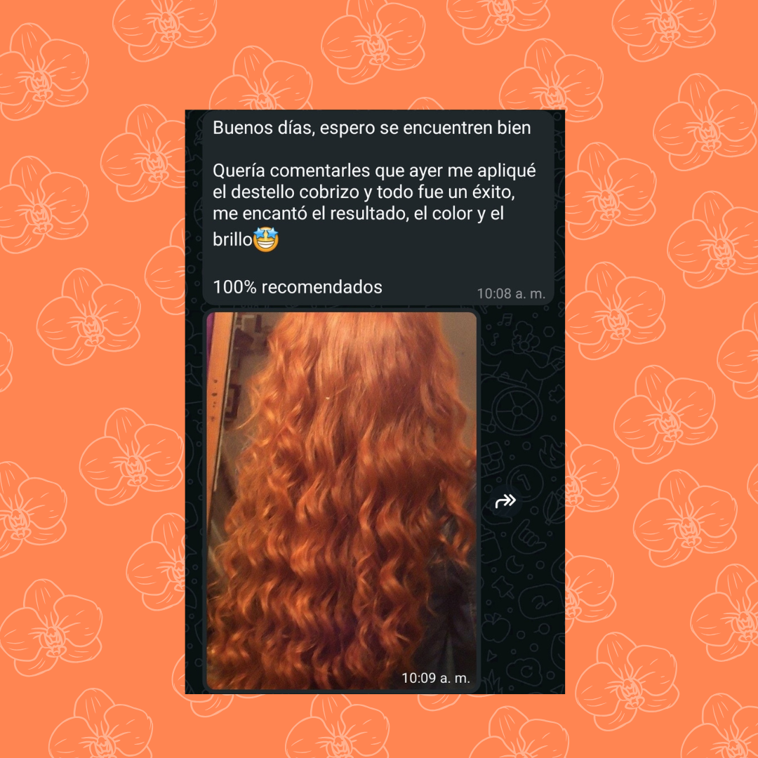 Mascarilla Destello Cobrizo 250 ml