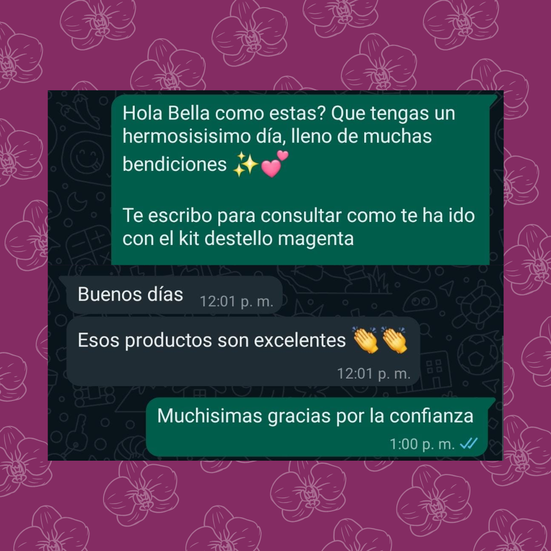 Mascarilla Destello Magenta 250 ml