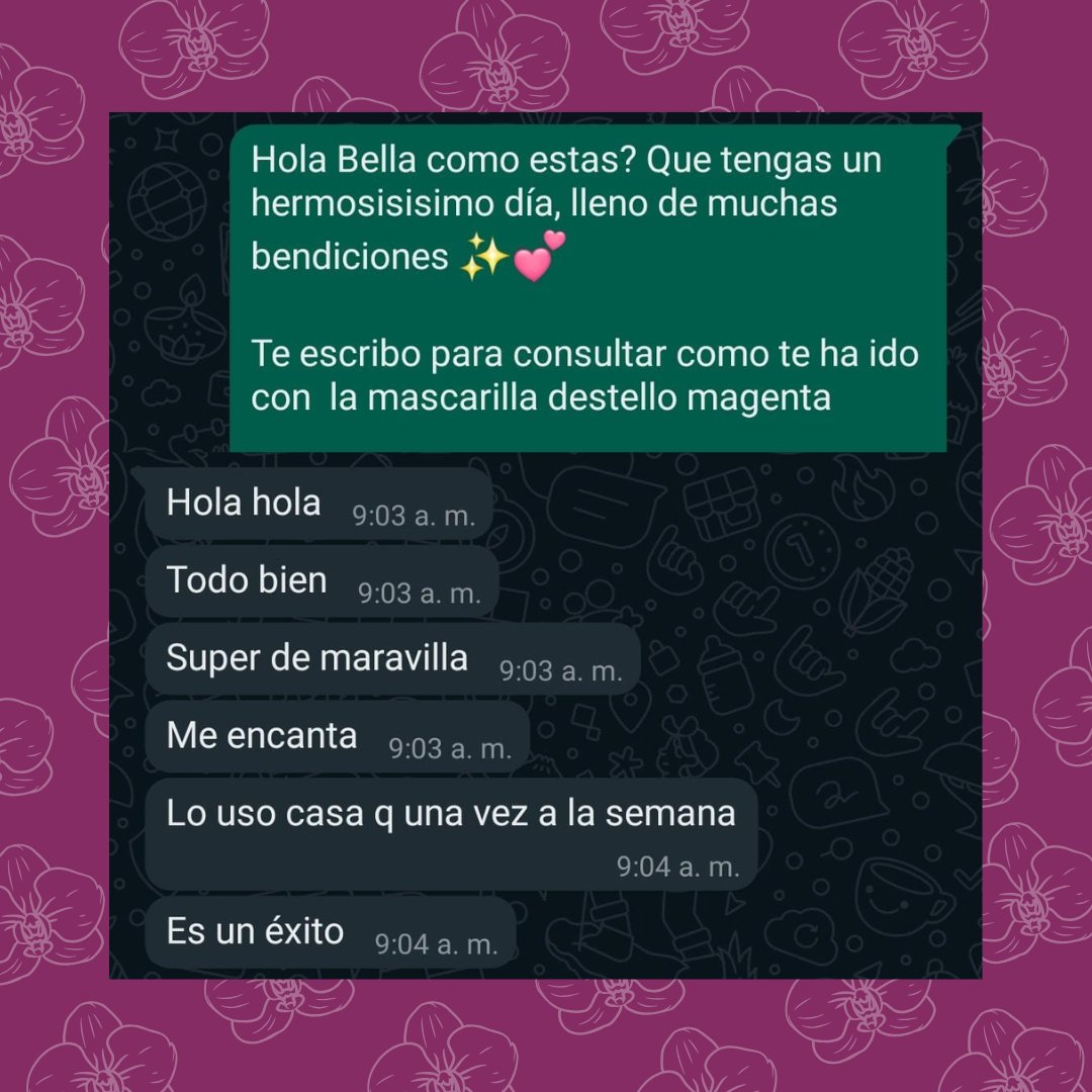 Mascarilla Destello Magenta 250 ml