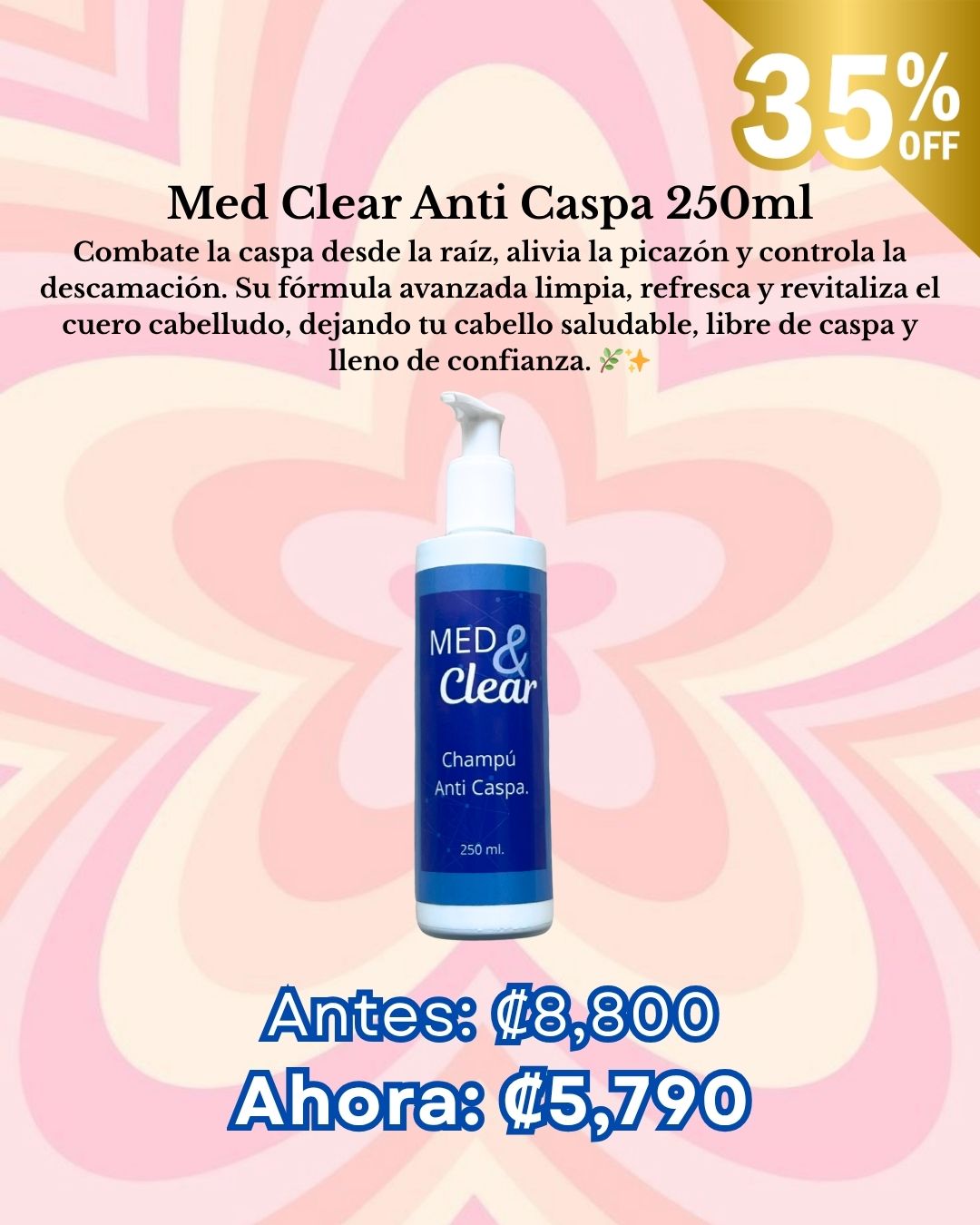 Shampoo Med Clear Caspa