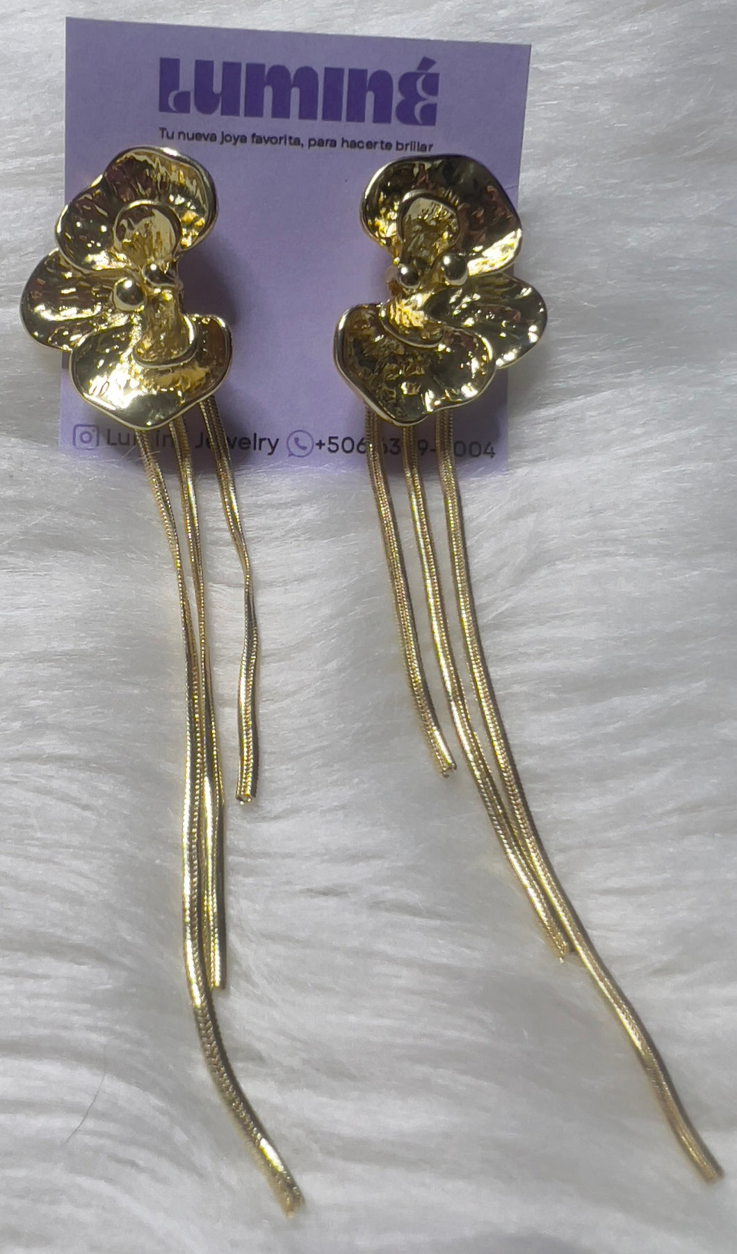 Aretes Orquídeas