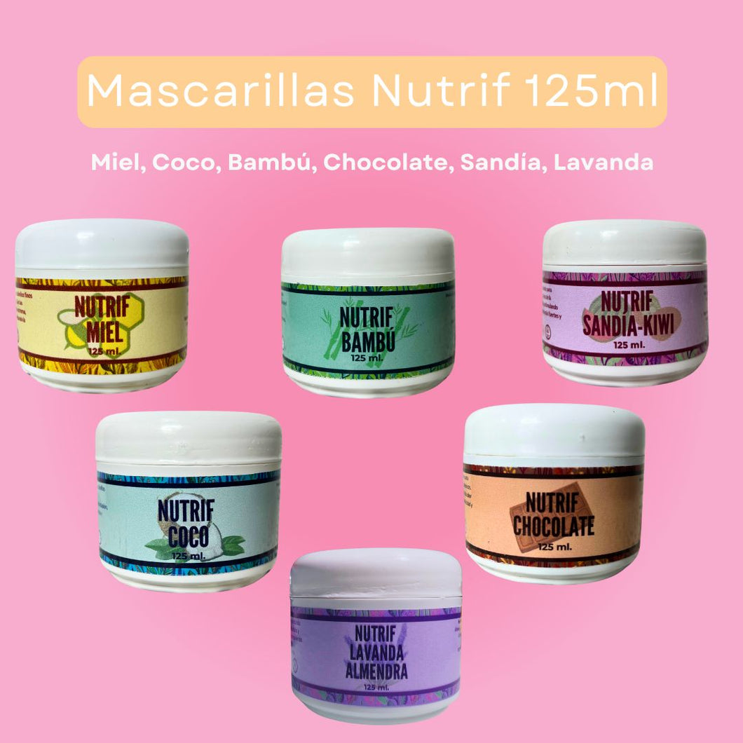 Kit Nutrif 125 ml. 6 Mascarillas de 125ml